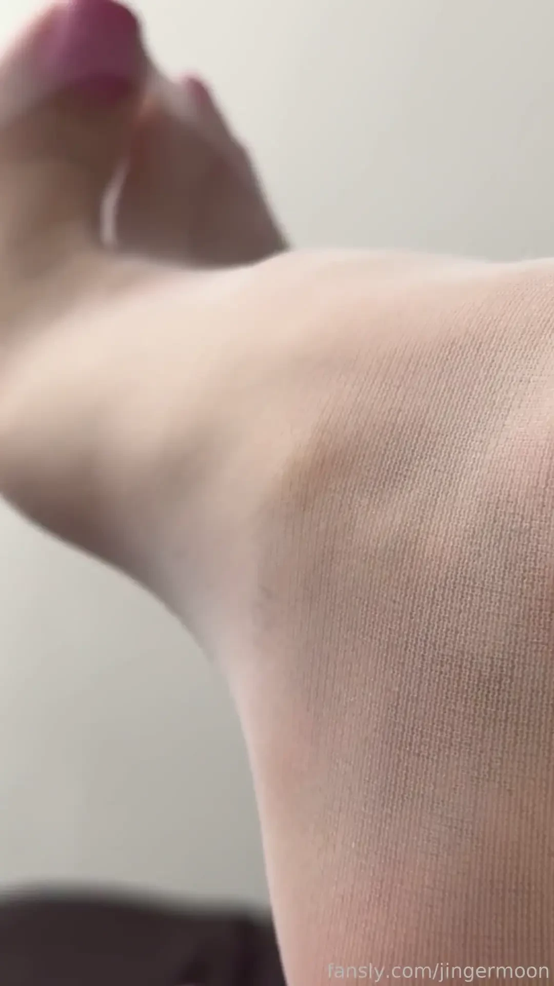 My super closeup pov on my nylon feet soles and toes for you on video 