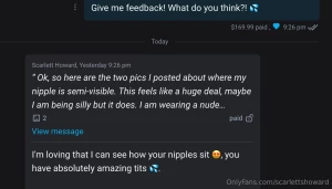 Sharing some more feedback from last nights dm in case you re on the