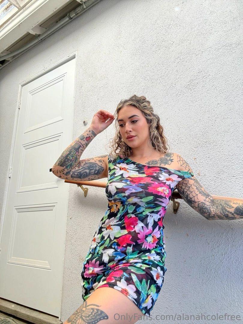 A flowery dress for a flowery girl check out my vip https onlyfans com 
