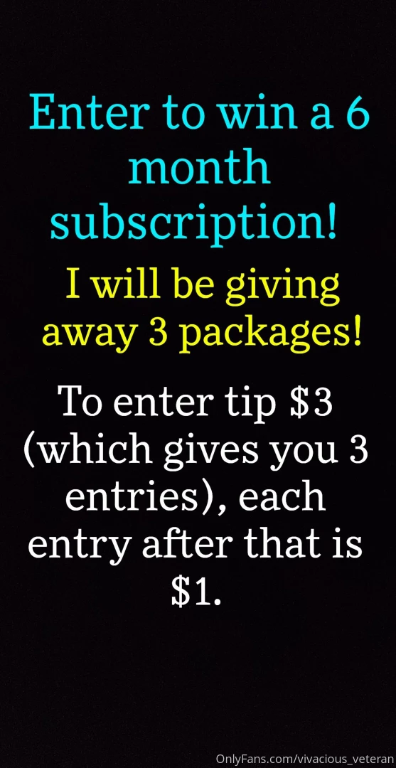 I ve decided to select 3 winners enter now winner announced on 