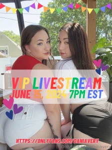 June livestream 6 15 24 7pm est luna and i are going live once again
