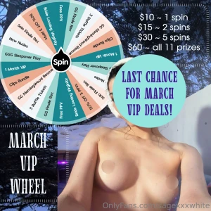 Last chance for march deals only 55 away from bonus gift available on