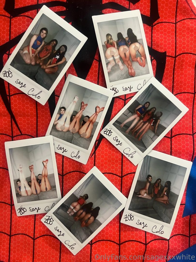 Limited edition ggg spiderman signed polaroids message me about 