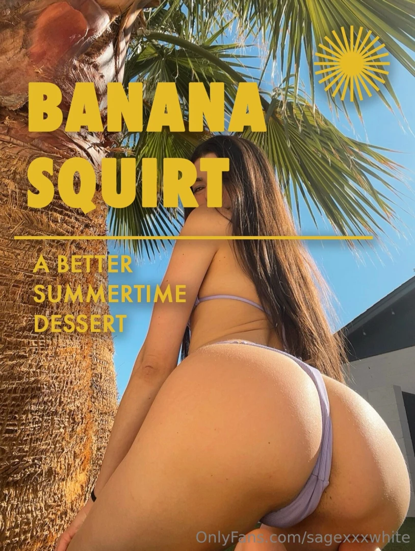 Up for a summer splash my banana toy made me cum so hard i 