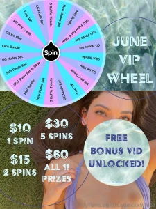 Goal reached for all vip spinners to get free bonus vid don t forget