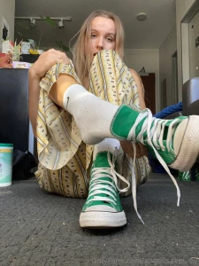 Would you still worship my soles after a long day of wearing shoes