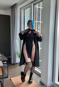 Is it a good outfit for a goddess boobs ass bluehair panties egirl