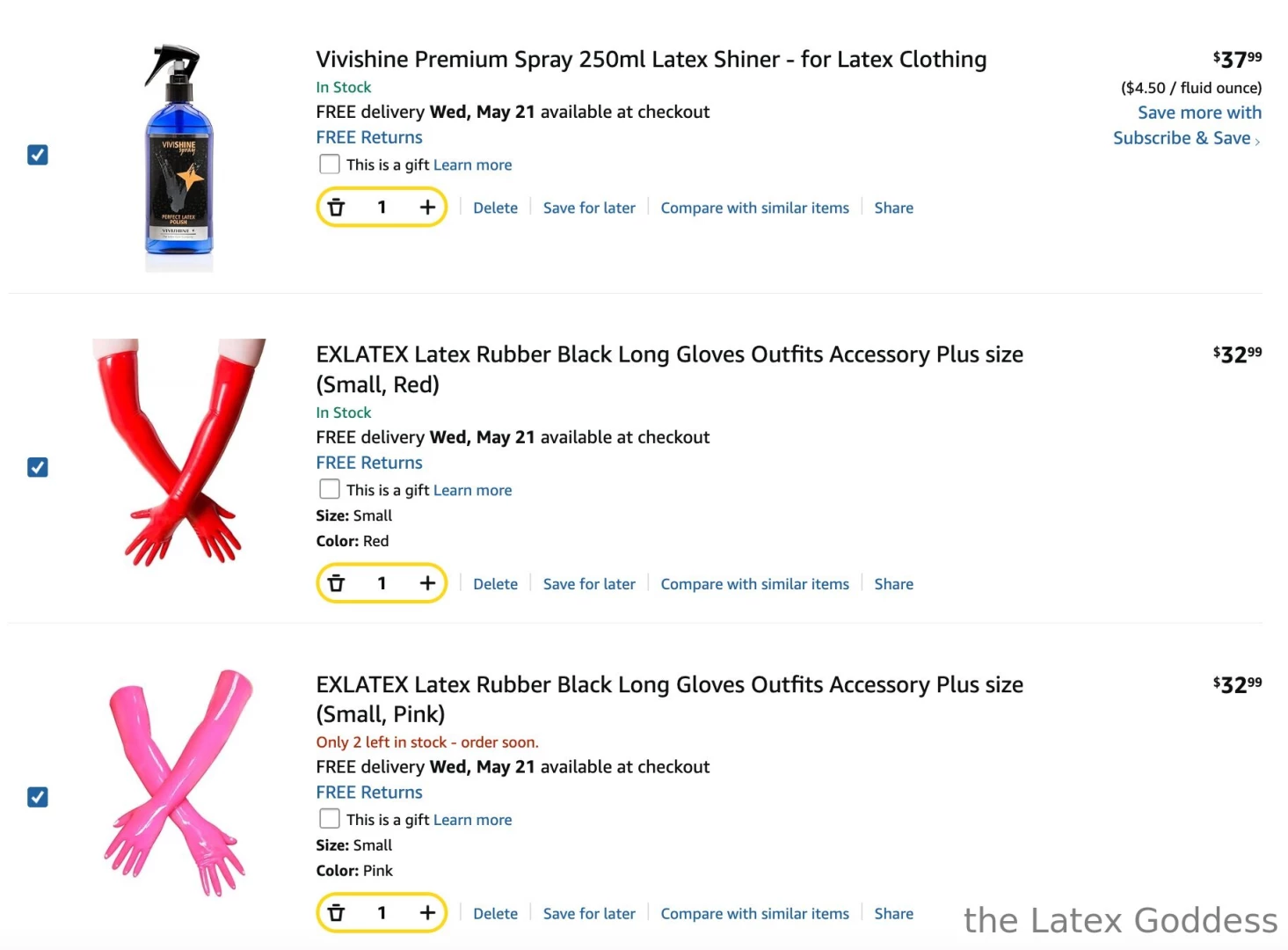 Buy me new latex and i ll send you a special video wearing it just for 