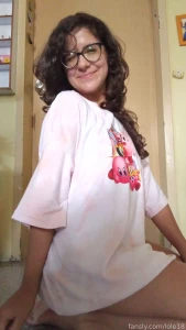 Give me a smile sweet petite gamer gym teen fyp natural tits boobs