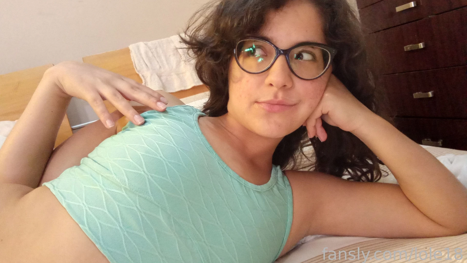 I can melt your heart cutie lole18 petite cute glasses gym nerd loli 