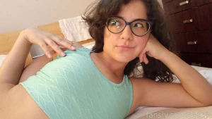 I can melt your heart cutie lole18 petite cute glasses gym nerd loli