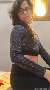 Do you like my innocent face cutie lole18 petite cute glasses gym nerd