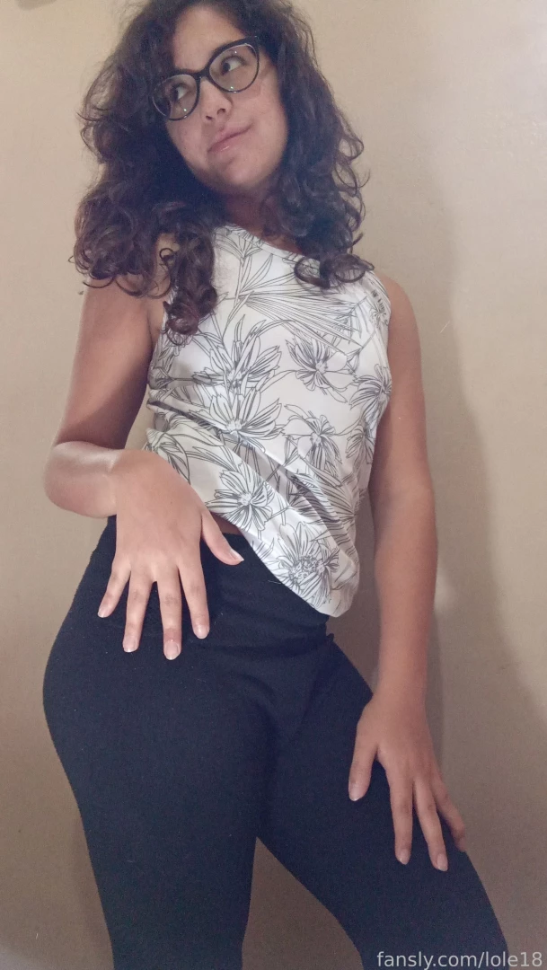 The sweeter side of fansly just here cutie lole18 petite cute glasses part 1 