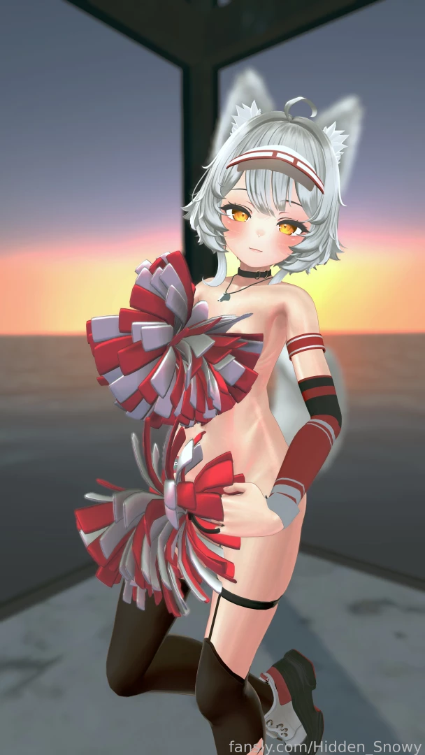 No looking just yet cute boobs vr vtuber lewdtuber vrc vrchat erp 