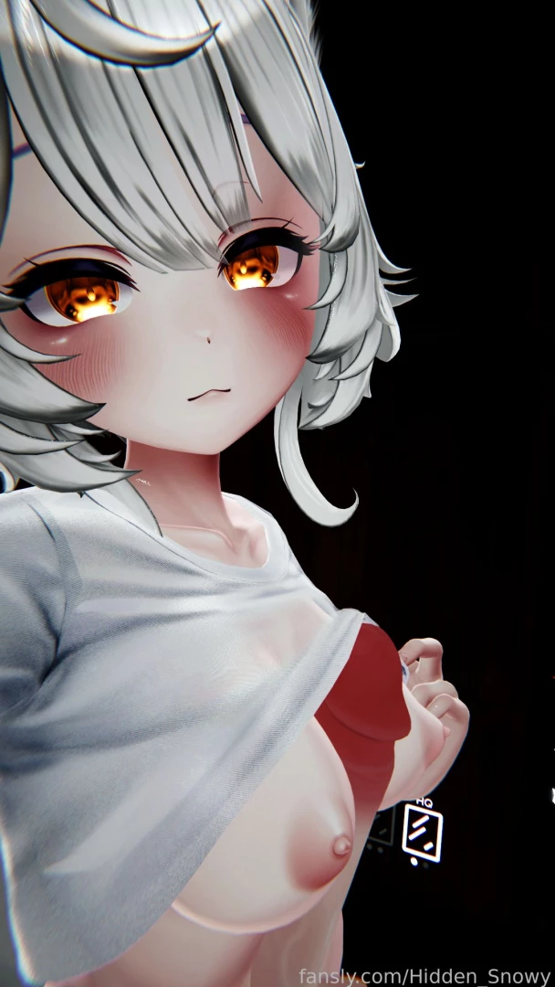 It looked a little cold cute boobs vr vtuber lewdtuber vrc vrchat erp 