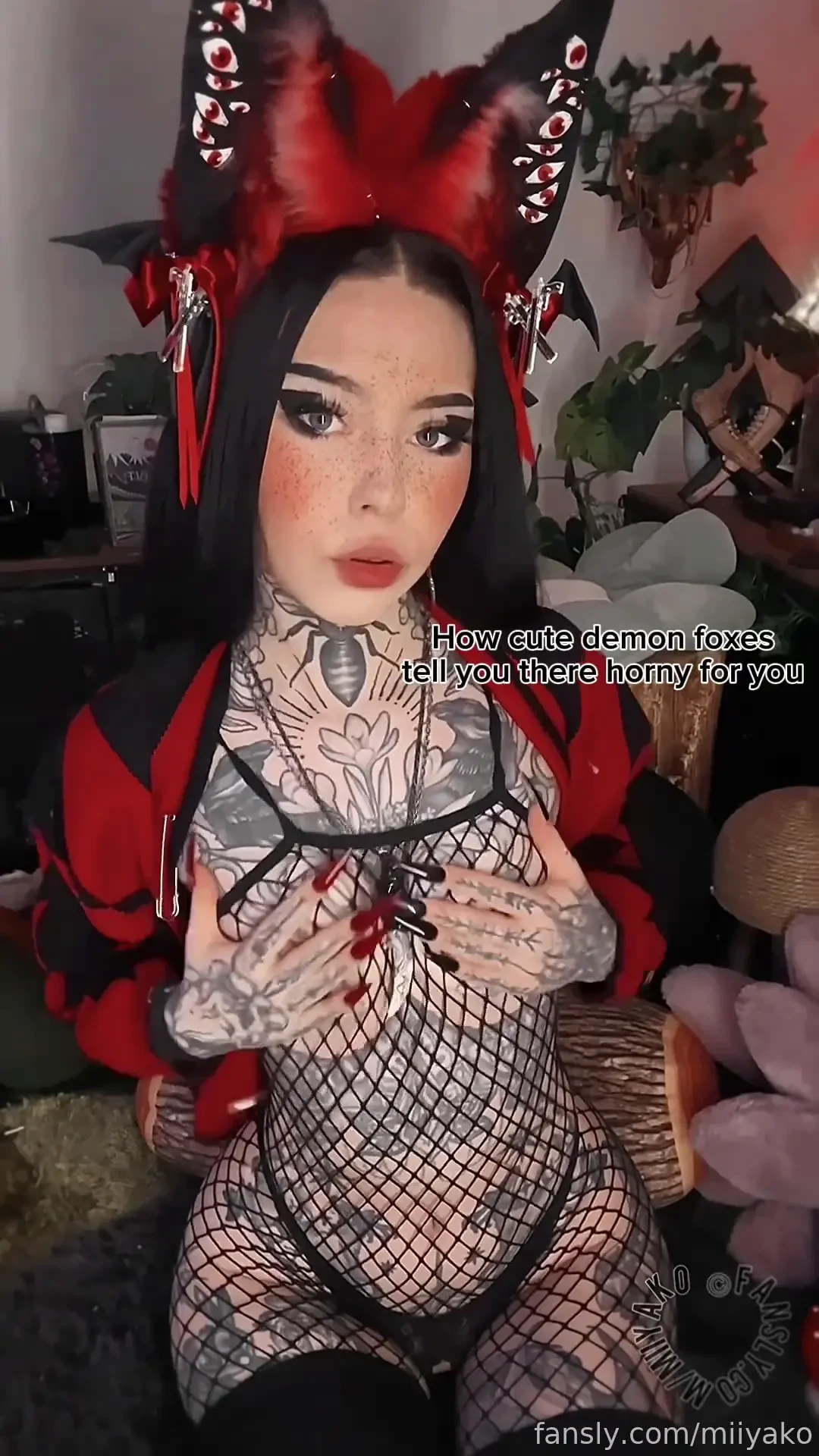 Who could say no to a slutty demon fox tattoos inked smallbody 