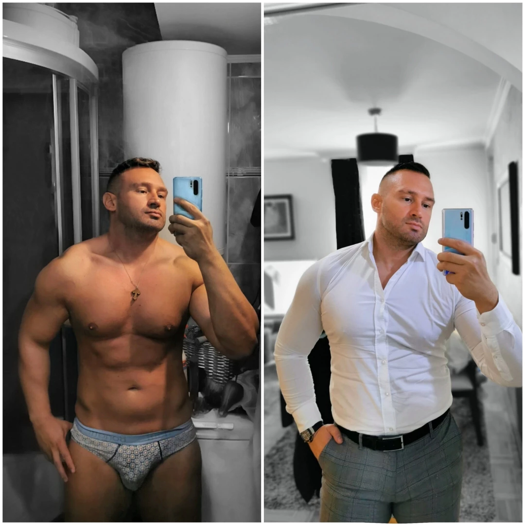 Two sides of me what you like more fitness or business 