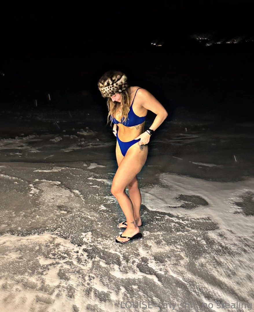 Dette var kaldt -19 i lufta men etter varm badstue i russer hatten min 