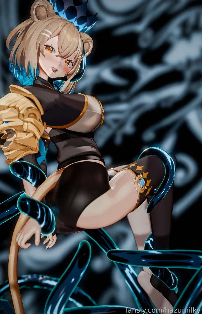 Umm a little help please the first of many renders with tentacles 