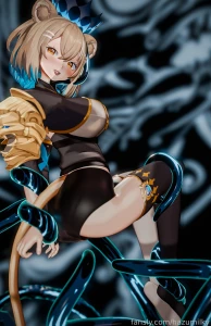 Umm a little help please the first of many renders with tentacles