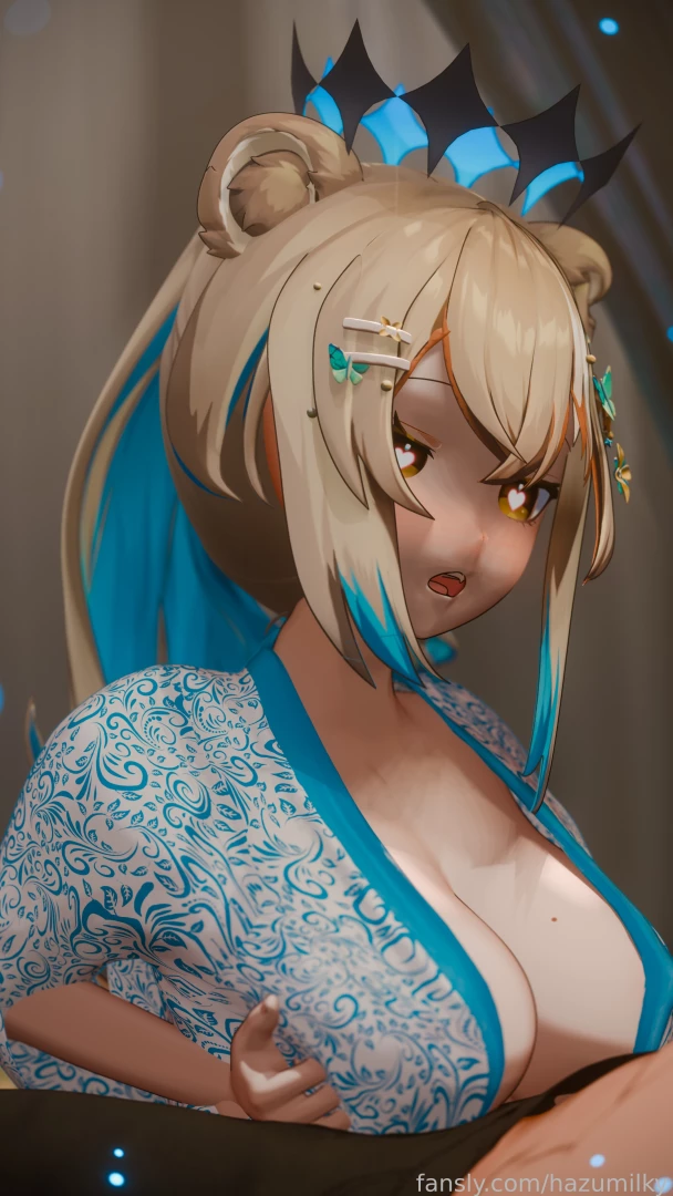 Big tiddie lion takes care of you the most sfw a boob job can be hehe 