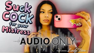 Suck cock for your mistress - audio only