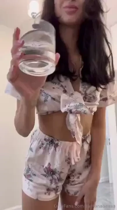 Dear take a glass of water before our hot night because we will be 