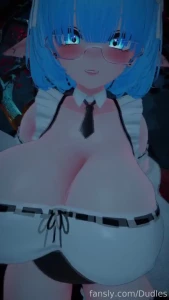 Just a quick peek okay anime 3d vtuber lewdtuber ass butt boobs booba