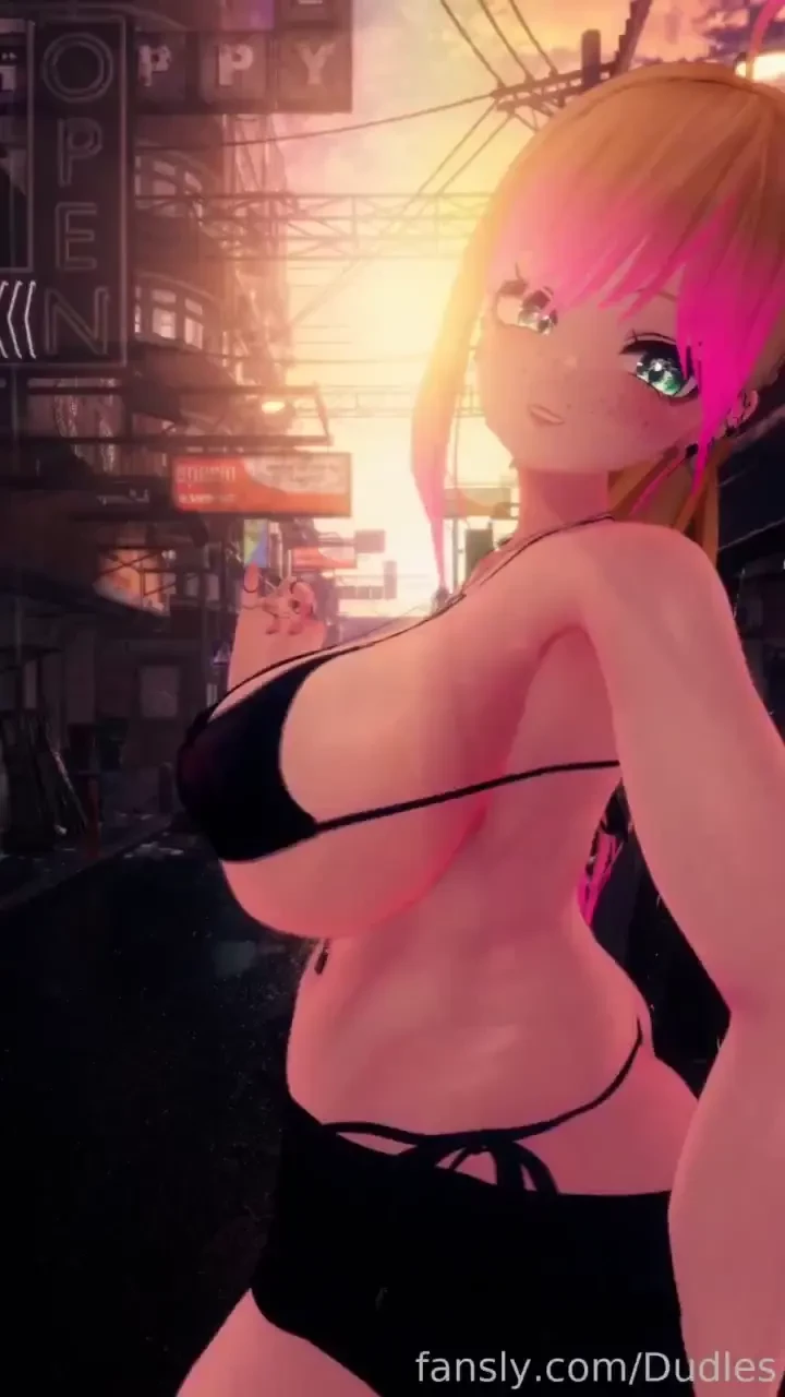 Hiii 3 anime 3d vtuber lewdtuber ass butt boobs booba tits waifu thicc 
