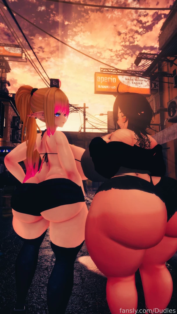 Left or right with zoeyvixen anime 3d vtuber lewdtuber ass butt boobs part 1 