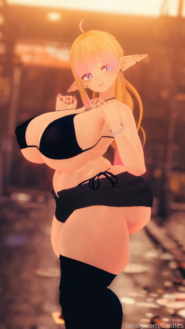 Enjoying the sun zoeyvixen anime 3d vtuber lewdtuber ass butt boobs 