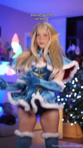 Front or back egirl zelda zeldacosplay cosplay dance ass