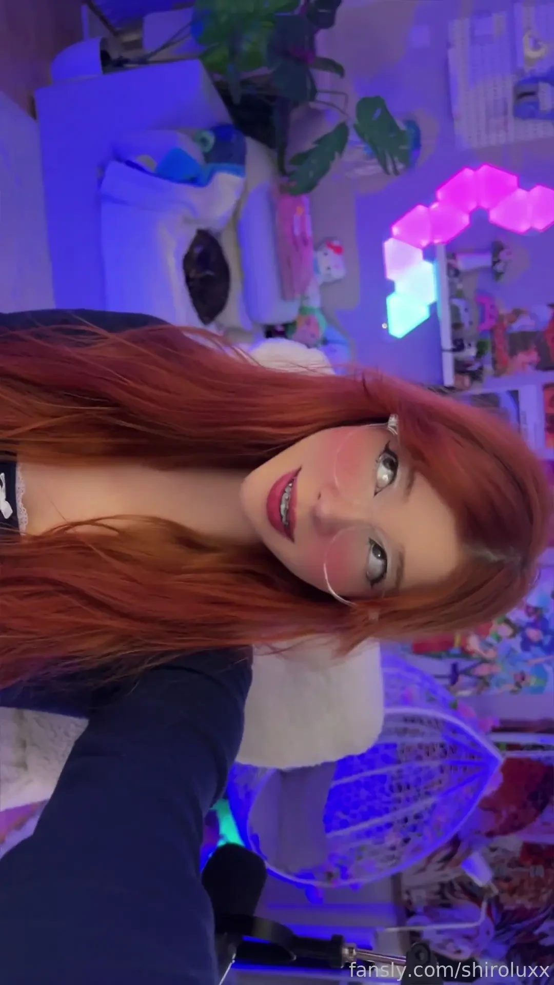 Do you guys still like me out of cosplay egirl glasses braces redhead 