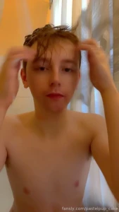 Big batch of shower vids today with soapy butt my hairwash routine and