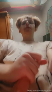 Dommy cake looking down on you