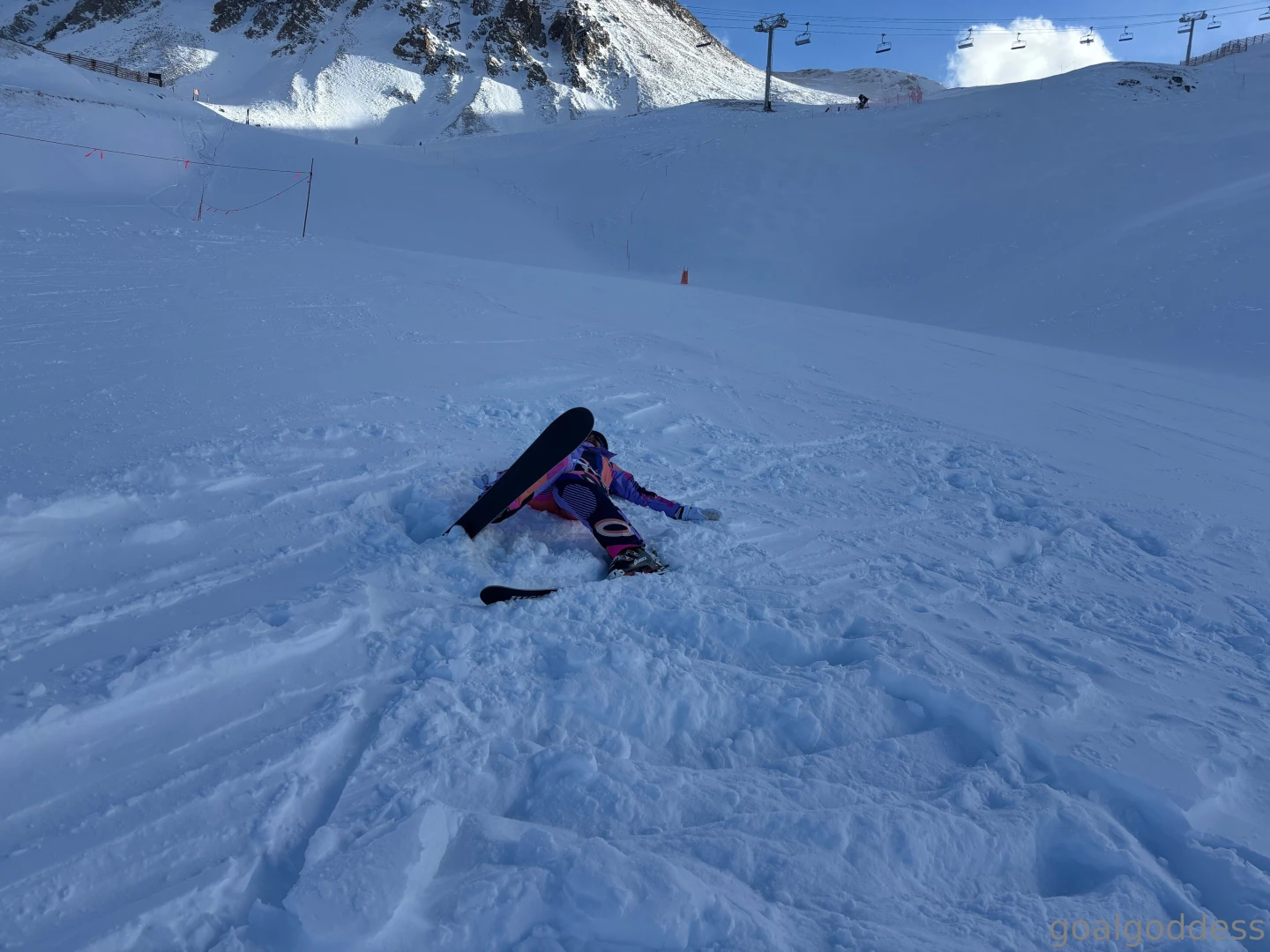 A series of events help me warm up after skiing 