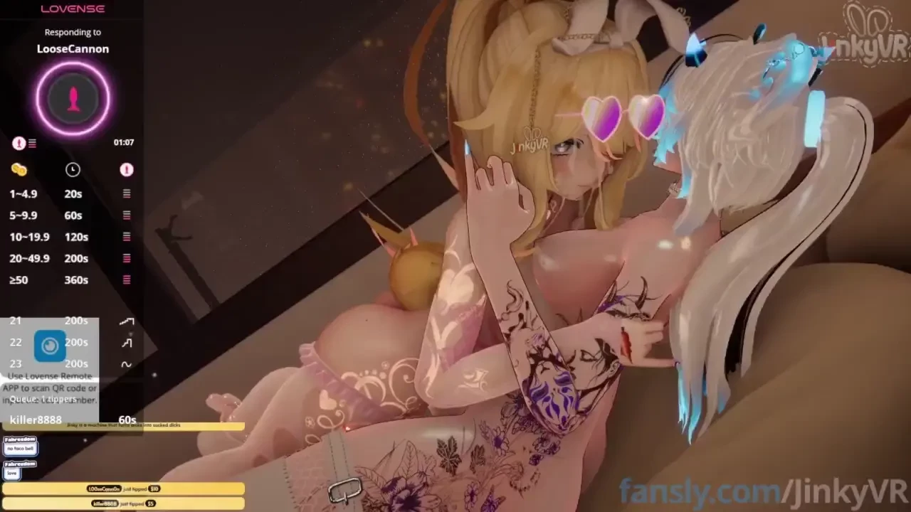 Slutty collab - two sluts tease each other until they can t hold back 