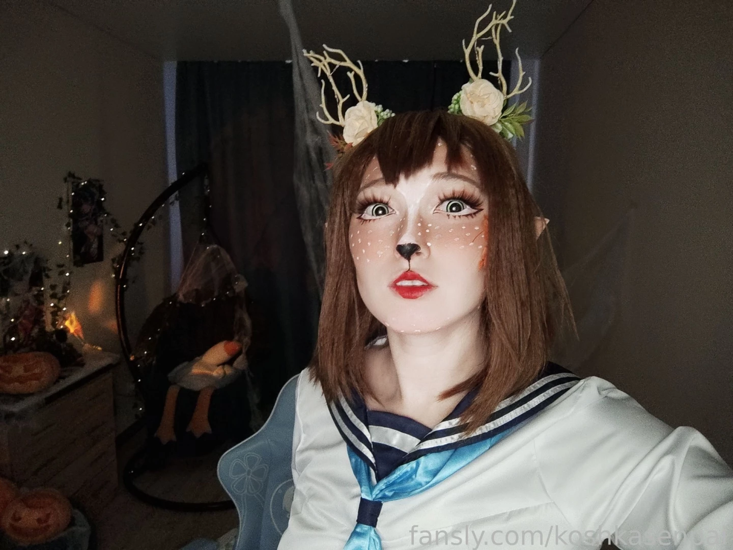 Halloween nokotan for all my followers cosplay shikanoko trans part 11 