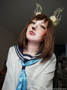 Halloween nokotan for all my followers cosplay shikanoko trans part 3