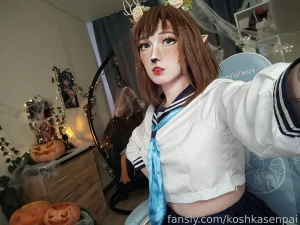Halloween nokotan for all my followers cosplay shikanoko trans part 13
