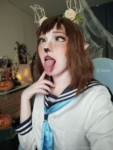 Halloween nokotan for all my followers cosplay shikanoko trans part 12