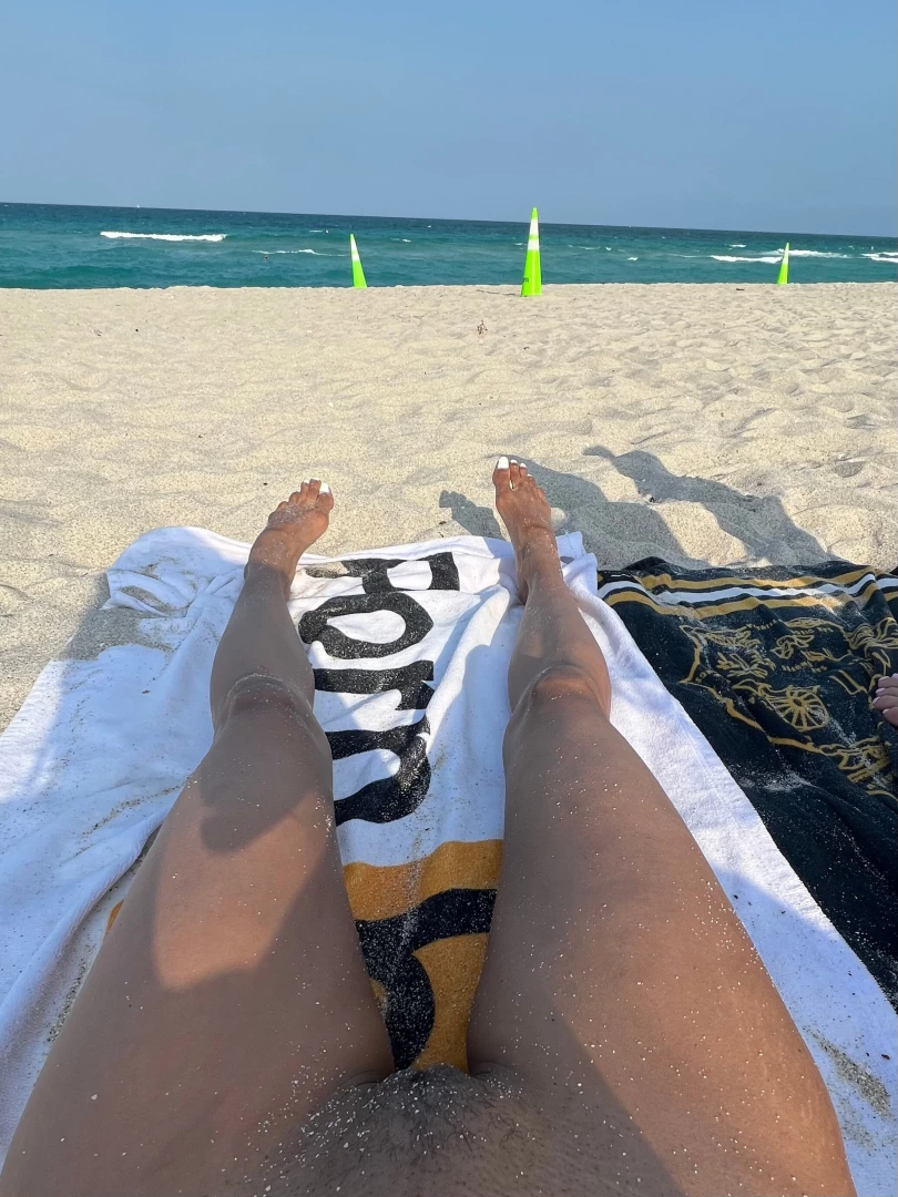 I ve been enjoying the nude beach so much sandy cracks and all 
