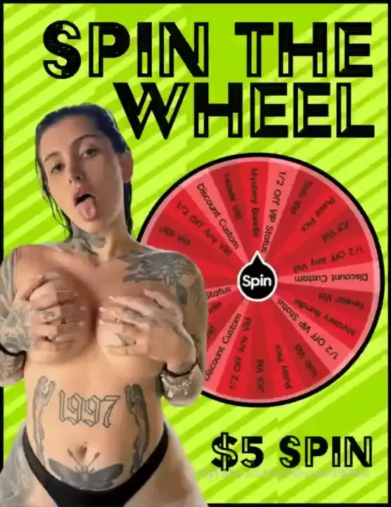 Spin the wheel 1 spin - 5 2 spins - 9 3 spins - 12 4 spins - 15 