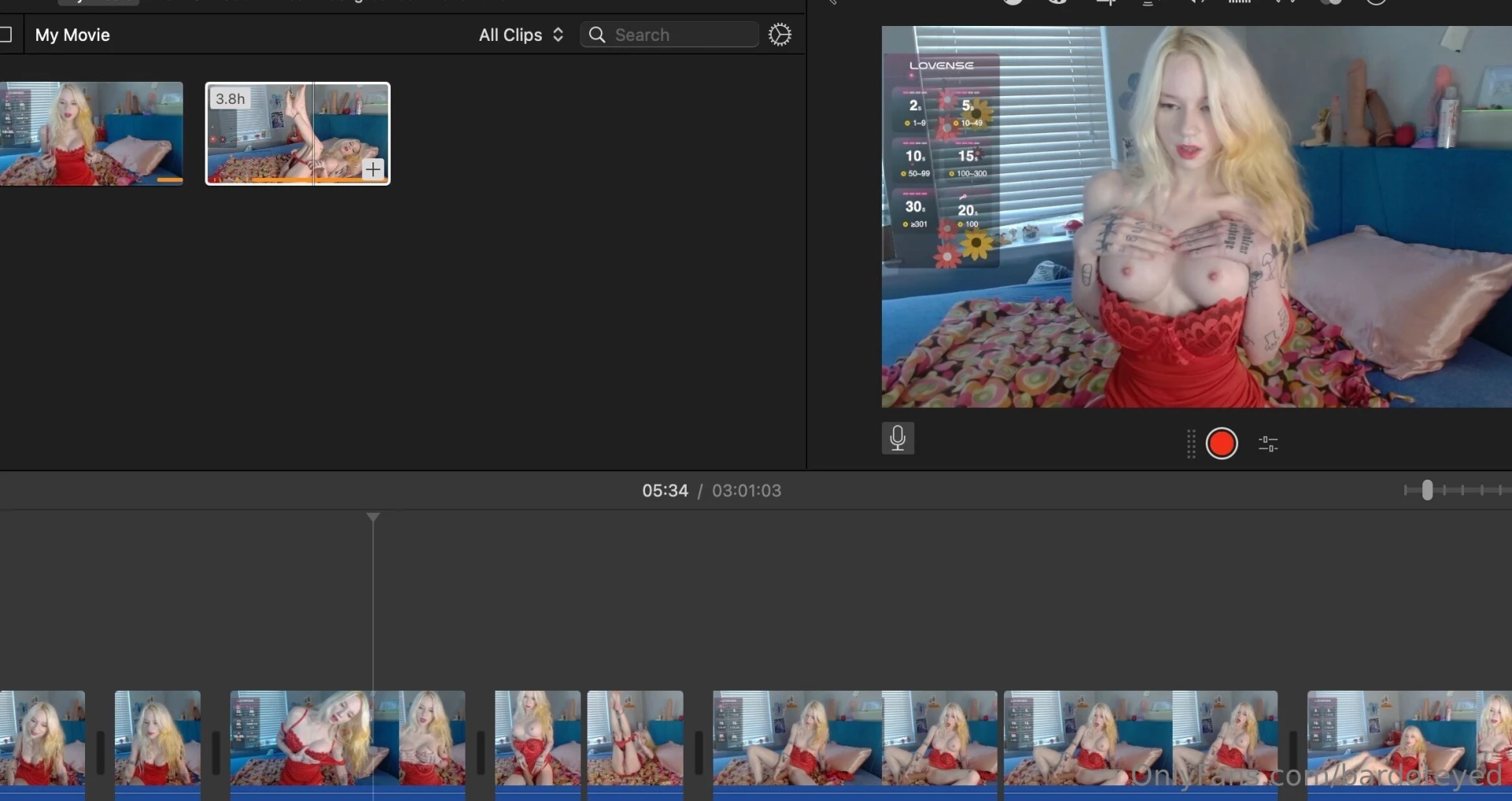 Working on editing some chaturbate highlights together for you all i 
