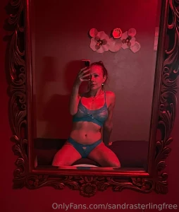 Red lights blue lingerie or no lingerie