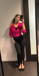 Naughty online professional in the streets