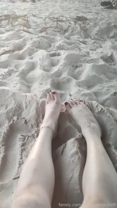 So i went to the beach recently 3 i forgot how good the sand feels