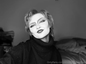 Little b amp w goth style photo set i did tonight in the nude the