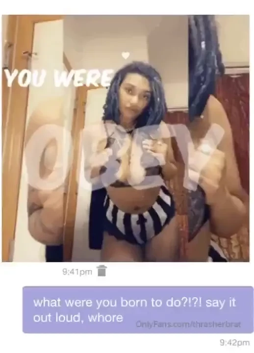 Say it out loud whore 