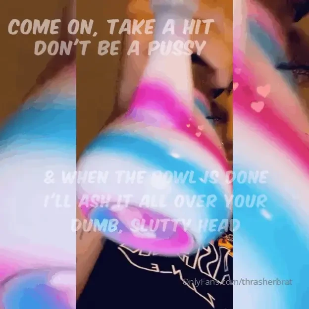 Your turn take a hit ashtray stonergoddess smokingfetish 420babe 